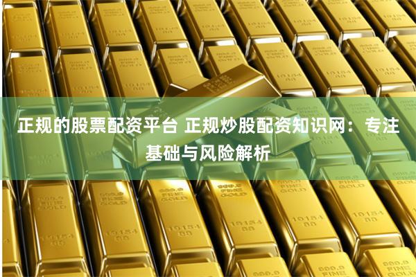 正规的股票配资平台 正规炒股配资知识网：专注基础与风险解析